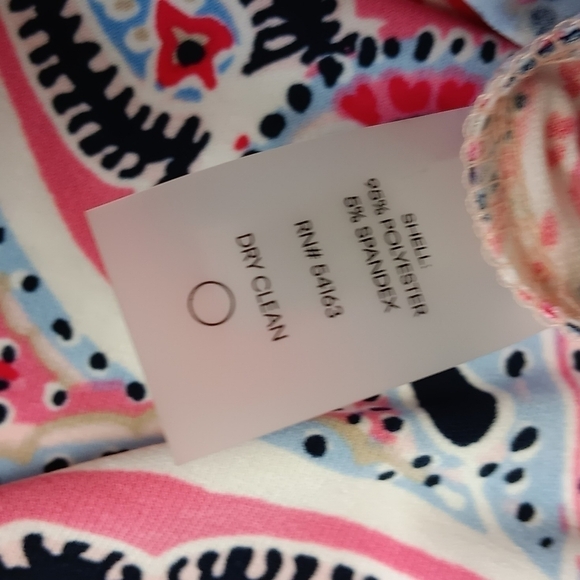 Tommy Hilfiger Women's Multi Colored Paisley 3/4 Bell Sleeve Dress. Size… - Picture 7 of 8